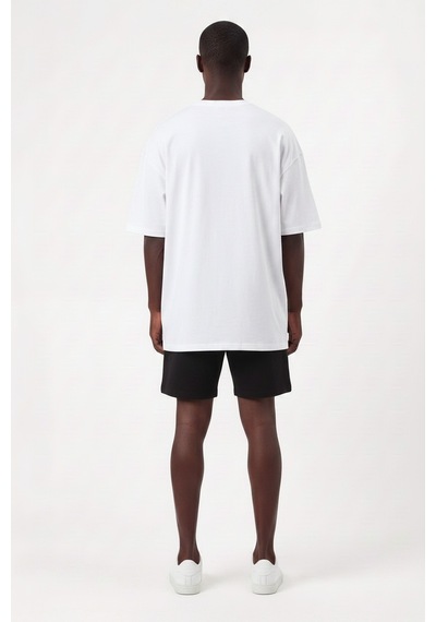 Usa Günlük Spor Tişört L.a. Lakers Beyaz Oversize 142355 SİYAH