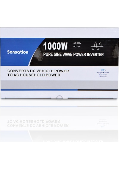Sensation 1000w Watt 1 Kw Tam Sinüs Ekranlı İnverter 12v/220v Çevirici İnverter Dw Serisi