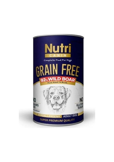 Tahılsız Yaban Domuzlu Yetişkin Köpek Konservesi 400gr