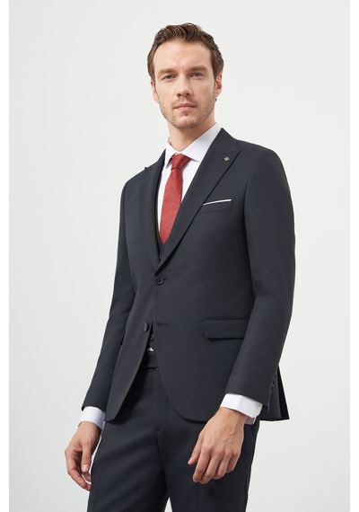 Morven Erkek Lacivert Poliviskon Basic Yelekli Jakar Desen Slim Fit Sivri Yaka Takım Elbise 25mc001019200 Lacivert Morven Erkek Lacivert Poliviskon Basic Yelekli Jakar Desen Slim Fit Sivri Yaka Takım Elbise 25mc001019200 Lacivert