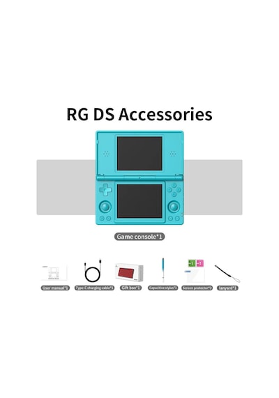 Rg Ds Çift Ekranlı Retro El Oyun Konsolu 3 Gb Ram 32 Gb Mavi - Çift 4 İnç Ips Dokunmatik Ekran Kapaklı Tasarım Android 14 Stylus Dokunmatik Kalemli Nds 3ds Psp Uyumlu Taşınabilir Oyun Cihazı Rg Ds Çift Ekranlı Retro El Oyun Konsolu 3 Gb Ram 32 Gb Mavi - Çift 4 İnç Ips Dokunmatik Ekran Kapaklı Tasarım Android 14 Stylus Dokunmatik Kalemli Nds 3ds Psp Uyumlu Taşınabilir Oyun Cihazı