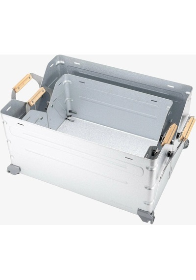 Snow Peak Container 50, Geniş Katlanabilir Ve Üst Üste Konulabilir Depolama Kutusu Gri