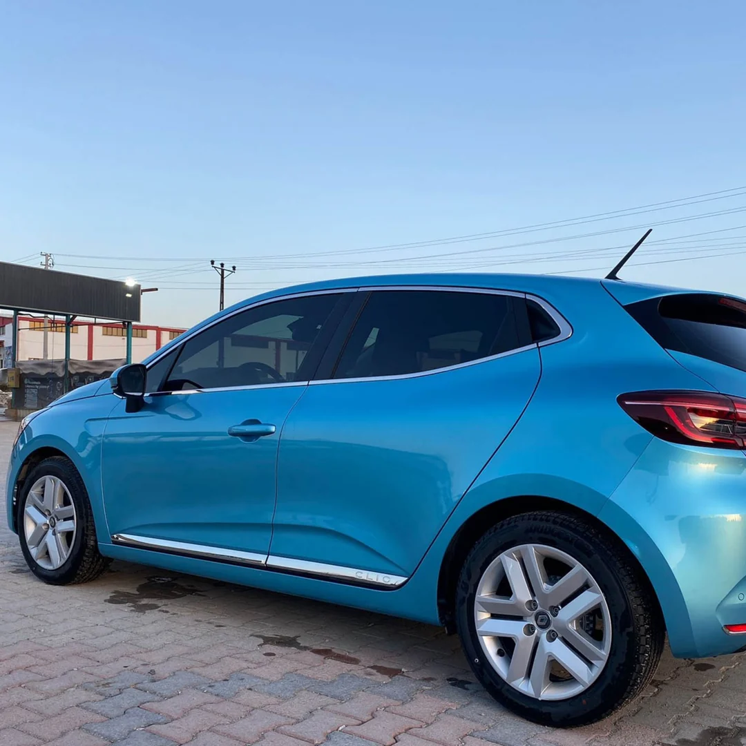 Renault Clio 5 Cam Çerçevesi - Krom 12 Parça 2019 Ve Sonrası, Hb