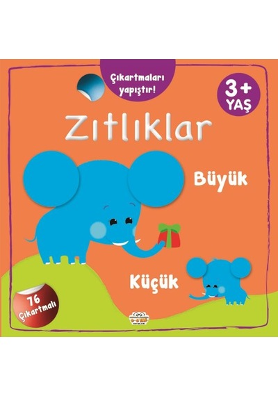 Çıkartmaları Yapıştır-zıtlıklar Büyük-küçük