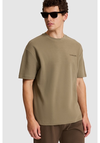 U.S. Polo Assn. U.s. Polo Assn. Erkek Haki Tişört 50326950-vr027