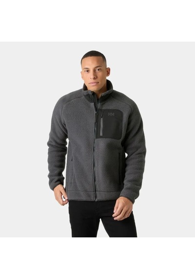 Helly Hansen Panorama Pile Block Jacket Gri Erkek Polar Hha.49460.hha.831