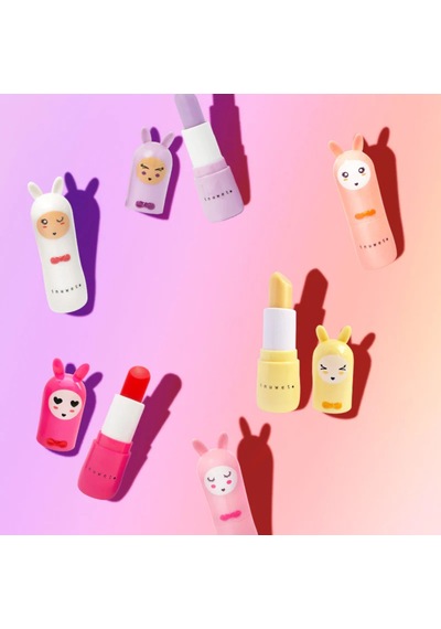 Inuwet Bunny Lip Balm Glitter Gold Pineapple