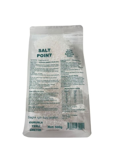 Sungurlu Doğal Kaynak Salamura Tuzu 500 G İyot İlavesiz
