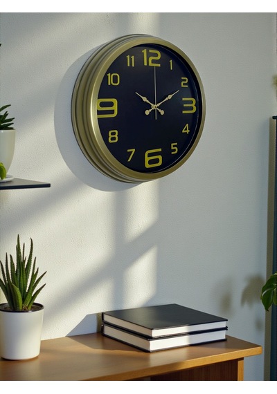 40 Cm Metal Eskitme Vintage Duvar Saati Diğer 65109323
