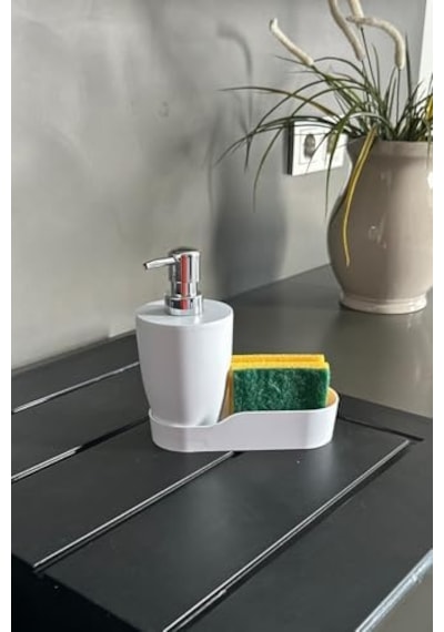 Pure Hazneli Sıvı Sabunluk-beyaz