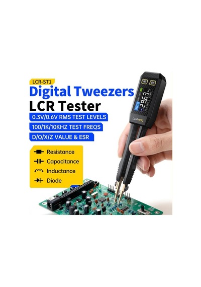 Fnırsı Lcr-st1 Mini Akıllı Dijital Cımbız Lcr Smd Esr Transistör Test Cihazı %50