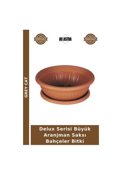 Delux Serisi Büyük Aranjman Saksı Bahçeler Bitki