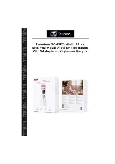 Premium Xo-fg21 Akıllı Rf Ve Ems Yüz Masaj Aleti Ev Tipi Bakım Cilt Sıkılaştırıcı Yaşlanma Karşıtı
