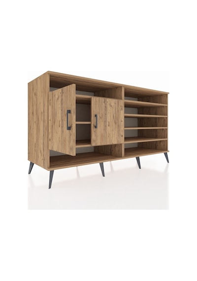 Kronos Konsol 7 Raflı 2 Kapaklı 176x59x99 Çam-çam/aytaşı Çam-çam/aytaşı