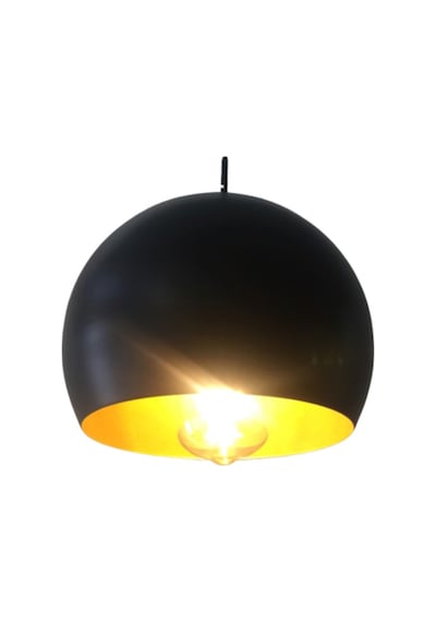 Riolight Retro Siyah Içi Sarı Metal Sarkıt (549747798)