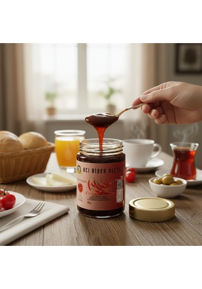 400 Gr %65 Meyveli Doğal Acı Biber Reçeli