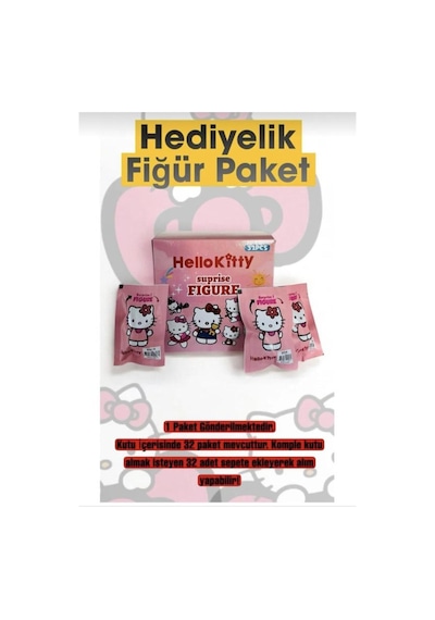 Hello Kitty Hediyelik Fiğür Paket 1 Adet