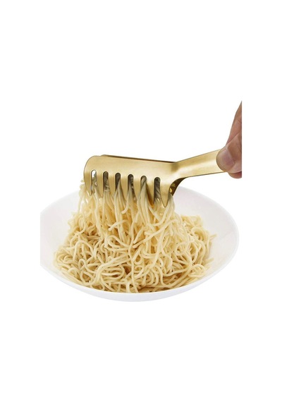 Çelik Taraklı Mutfak Makarna Maşası Spagetti Maşa Cin623sr