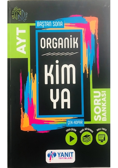Yanıt Yayınları Ayt  Organik Kimya Baştan Sona Soru Bankası