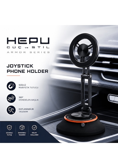 Hepu Armor Series Hp-aa01 Güçlü Manyetik Araç İçi Telefon Tutucu - 360 Dönebilen Başlık Ve Katlanabilir Alüminyum Alaşım Gövde Tüm Akıllı Telefonlarla Uyumlu Torpido Üstü Mıknatıslı Araç Tutacağı Siyah Hepu Armor Series Hp-aa01 Güçlü Manyetik Araç İçi Telefon Tutucu - 360 Dönebilen Başlık Ve Katlanabilir Alüminyum Alaşım Gövde Tüm Akıllı Telefonlarla Uyumlu Torpido Üstü Mıknatıslı Araç Tutacağı Siyah