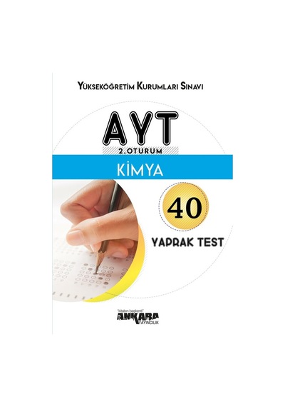 Ayt Kimya Yaprak Test - Ankara