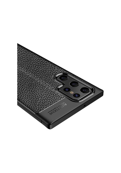 Samsung Uyumlu Galaxy S22 Ultra Kılıf Deri Tarzı Niss Silikon Case Kapak