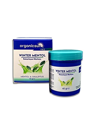 Winter Mentol Buharlaşan Merhem Viks Vikis Mentol Ve Okaliptus 40 Gr X 2 Adet