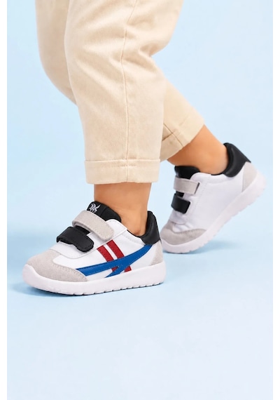 Zacoz Bebek Hafif Rahat Yumuşak Esnek Ortopedik Çift Cırtlı İlk Adım Sneaker Spor Ayakkabı Beyaz Laci Zacoz Bebek Hafif Rahat Yumuşak Esnek Ortopedik Çift Cırtlı İlk Adım Sneaker Spor Ayakkabı Beyaz Laci