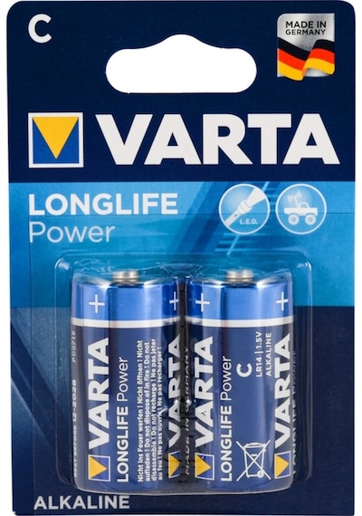 Varta 4914 Longlife Power Alkalin Orta Boy C Pil 2'li