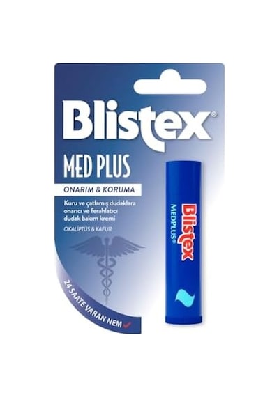 Blistex Medplus Stick Kuru Ve Çatlamış Dudaklara Onarıcı Ve Ferahlatıcı Dudak Bakım Kremi Spf 15 X2
