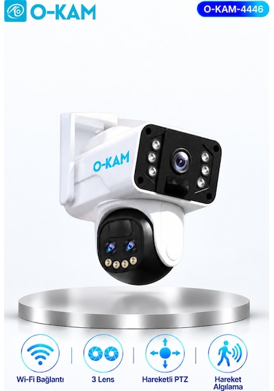 O-kam 4446 Wifi 10x Optik Zoom Ptz Güvenlik Kamerası