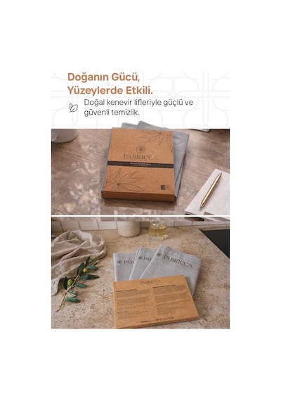 Kenevir Temizlik Bezi Doğal Ve Sürdürülebilir, , Zorlu Kir Ve Su Lekelerine Etkili Çok Renkli