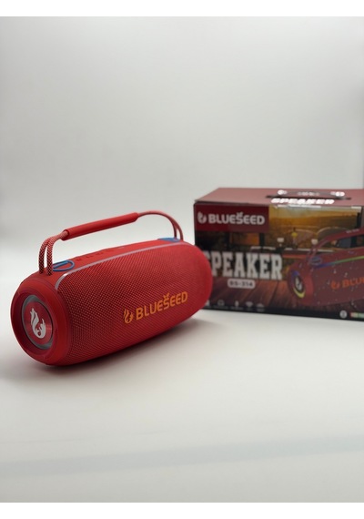 Binbirtekno Bs-314 Kırmızı Bluetooth Speaker Güçlü Bass, Yüksek Ses, Taşınabilir Kablosuz Hoparlör