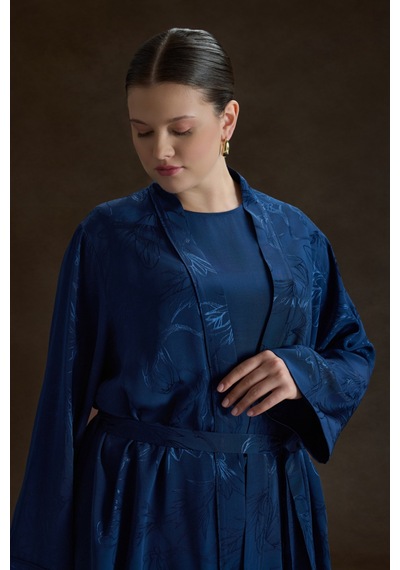 Aker İndigo Rayon Viscon Kimono İndigo İndigo