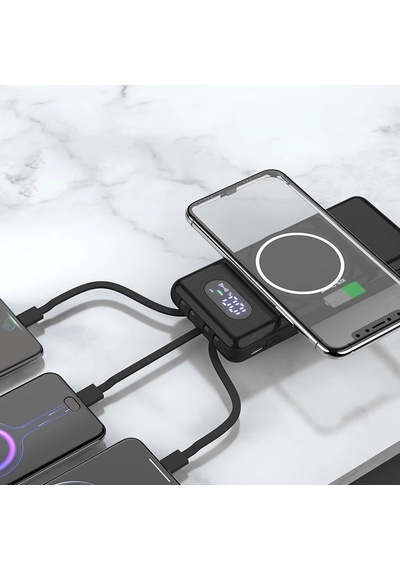 Taşınabilir Hızlı Şarj Aleti 10.000 Mah Wireless Powerbank