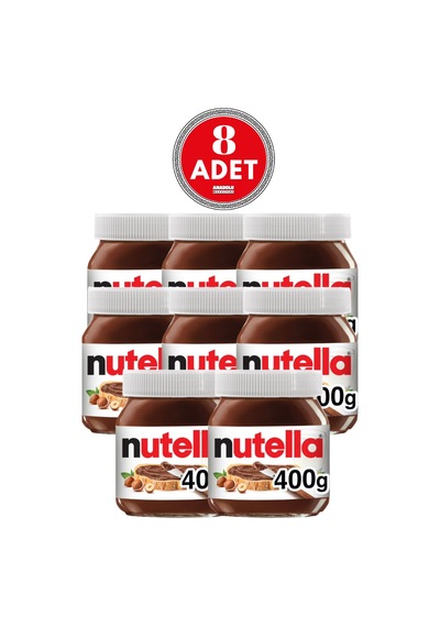 Kakaolu Fındık Krem Çikolata 400 G 8 Adet