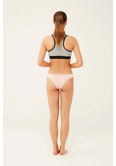 U.S. Polo Assn. Kadın Siyah - Beyaz - Ten - Beyaz - Ten 5 Li Brazilian Slip 67007 Beyaz