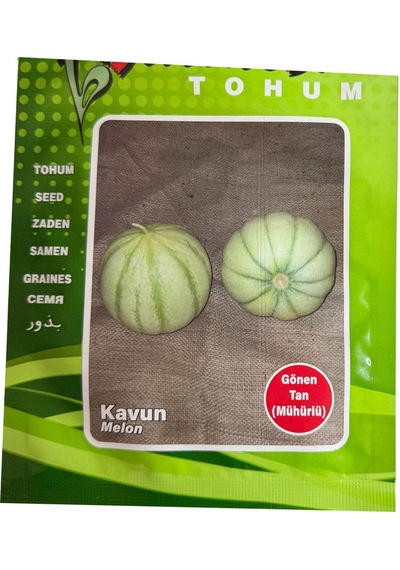 Gönen Tan Kavunu Tohumu Mühürlü Kavun Tohumu Gönen Dilimli 10 Gram