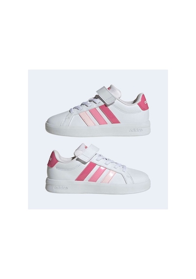 Adidas Grand Court 3.0 El C Unisex Çocuk Sneaker Kj4370 Beyaz