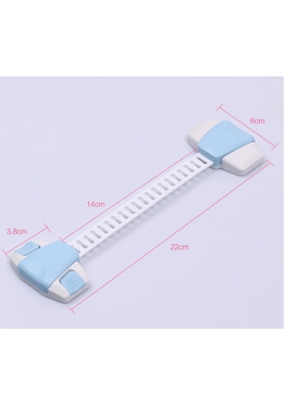 Miny Baby Buzdolabı - Dolap Çok Amaçlı Kilit - Mavi