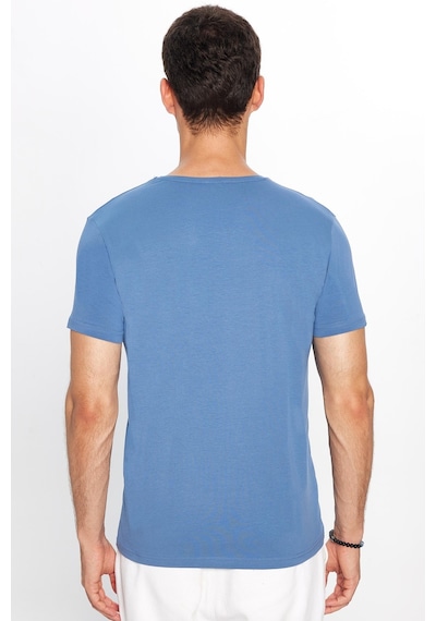 Tudors Erkek Slim Fit Dar Kesim Pamuklu Yumuşak Dokulu Esnek Kumaş Düz Basic Mavi Bisiklet Yaka Tişört-31554-mavi Mavi Tudors Erkek Slim Fit Dar Kesim Pamuklu Yumuşak Dokulu Esnek Kumaş Düz Basic Mavi Bisiklet Yaka Tişört-31554-mavi Mavi