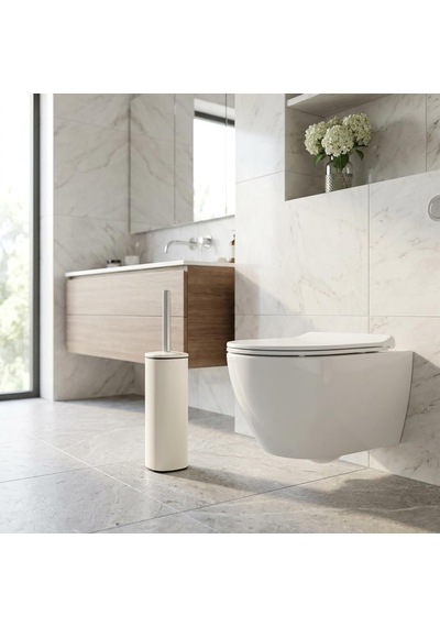 Paslanmaz Çelik Saplı Wc Fırçalık Krem, Kapaklı Tuvalet Fırçası Seti, Hijyenik Saklama Hazneli Banyo Ve Wc Fırçası, Şık Krem Tasarım, 38,5 Cm Beyaz - Çok Renkli Paslanmaz Çelik Saplı Wc Fırçalık Krem, Kapaklı Tuvalet Fırçası Seti, Hijyenik Saklama Hazneli Banyo Ve Wc Fırçası, Şık Krem Tasarım, 38,5 Cm Beyaz - Çok Renkli