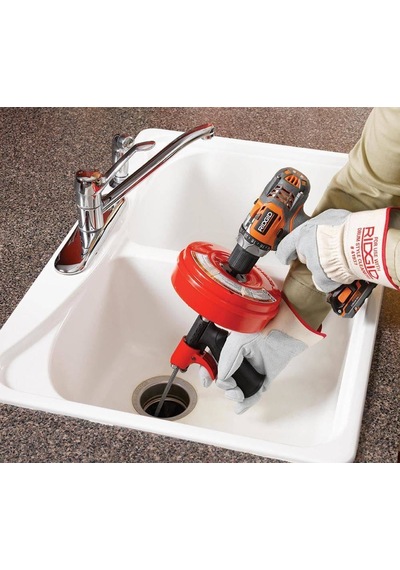 Ridgid 57043 Power Spin El Tipi Otomatik Beslemeli Kanal Açma  Temizleme