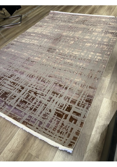 Hoom Rugs Emp Milan Ml015 180x260 Modern Tozumaz Halı Gri Bakır