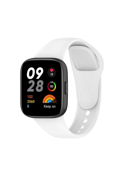 Xiaomi Redmi Watch 3 Uyumlu Krd-81 Uyumlu Tgco Kordon-beyaz