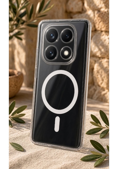 Redmi Note 15 Pro Güçlendirilmiş Magsafe Şarj Özellikli Sararmaz Kristal Sert Kapak Kılıf Ve Kırılmaz Ekran Koruyucu Şeffaf Beyaz Redmi Note 15 Pro Güçlendirilmiş Magsafe Şarj Özellikli Sararmaz Kristal Sert Kapak Kılıf Ve Kırılmaz Ekran Koruyucu Şeffaf Beyaz