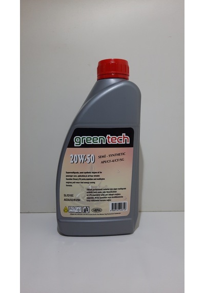 Green Tech 20W-50 Apı/Cf-4/Cf/Sg Motor Yağı 1 L