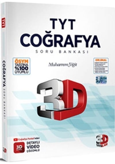 2023 TYT Coğrafya Soru Bankası -  3D Yayınları
