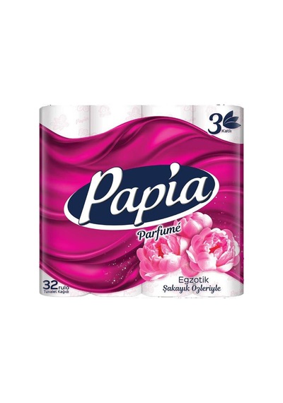 Papia Tuvalet Kağıdı 32'li Egzotik 3 Katlı