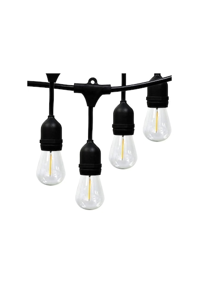 Forlife 220volt 5 Adet E27 Duylu 5 Metre Kablolu Set 5 Adet S14 Led Ampul Hediyeli